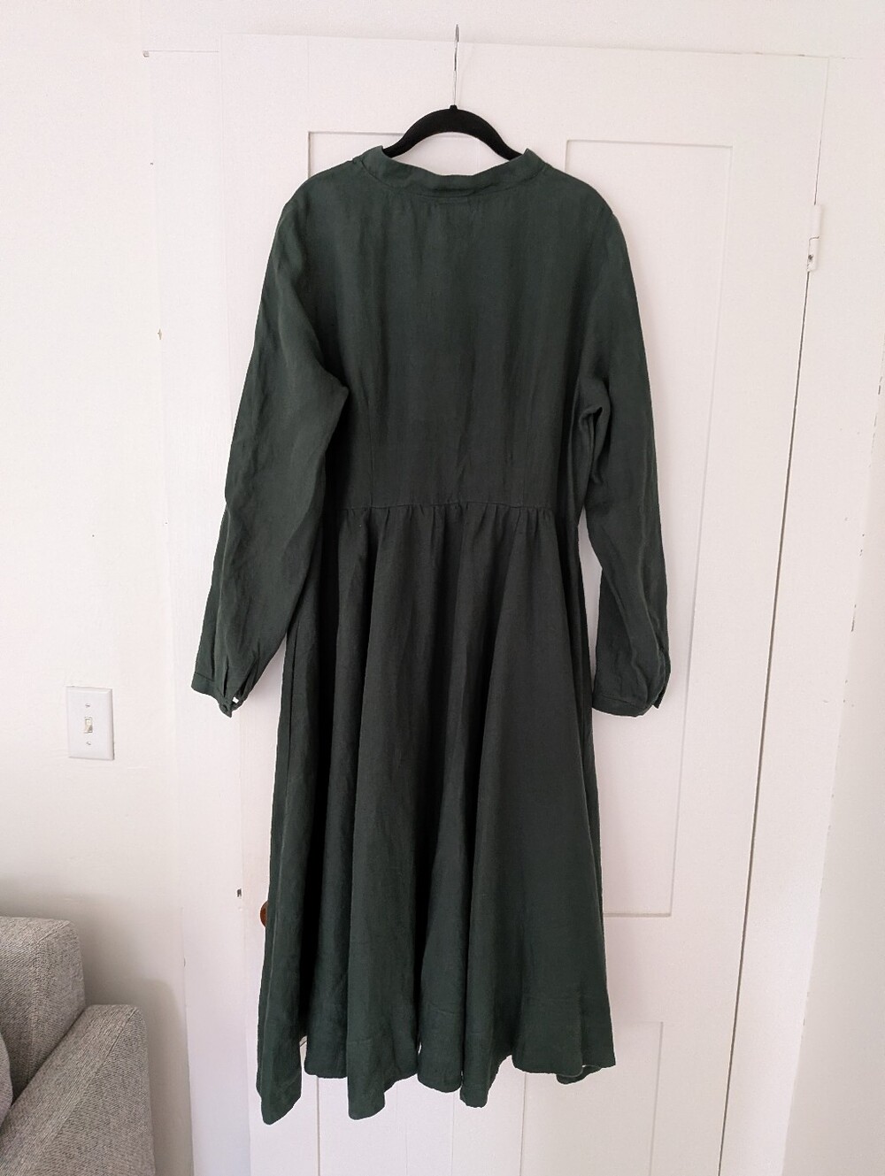 Son de Flor "Eliza" Dress in Evergreen, NWT - Picture 9 of 9